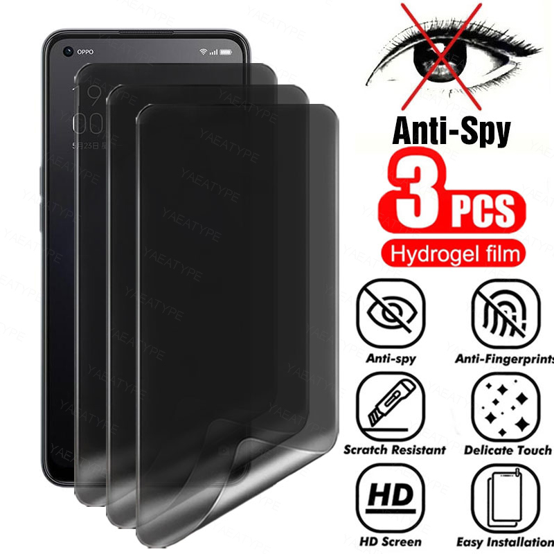 Realme C67 - 3Pcs Privacy Hydrogel Film For Realme