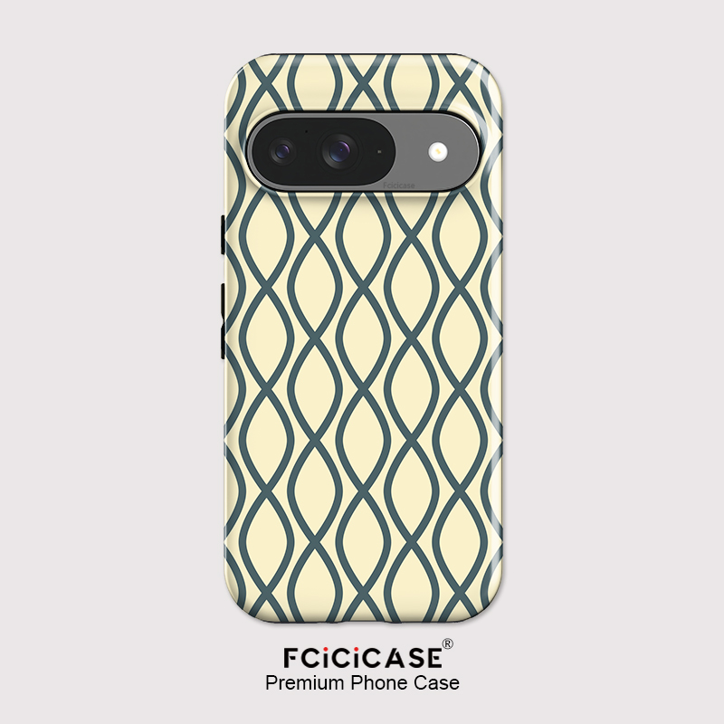 Google Pixel 9 Pro - Fcicicase Fashion Stripe Print Phone Case