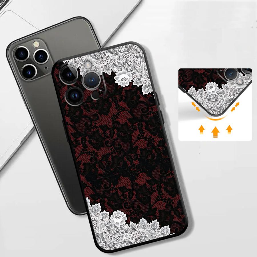Black And Red Sexy Lace Phone  - Apple Iphone 15 Pro Max recension och pris