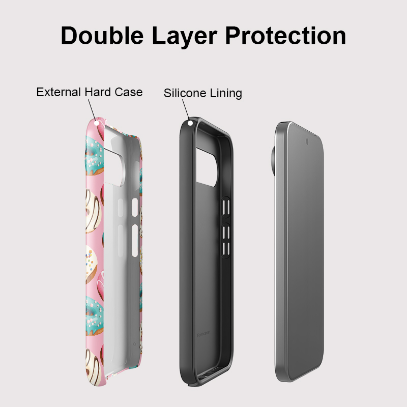 Fcicicase 2 in 1 Dual Layer Ph - Google Pixel 9 Pro recension och pris