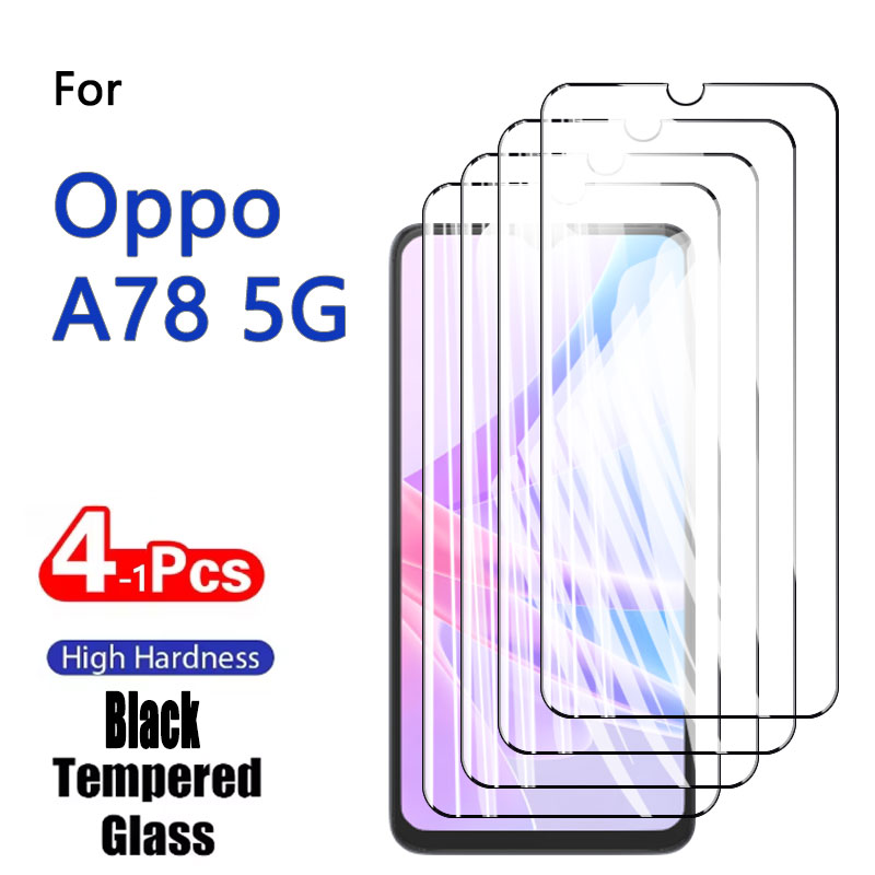 1-4PCS Screen Protectors For O - Oppo A78 recension och pris
