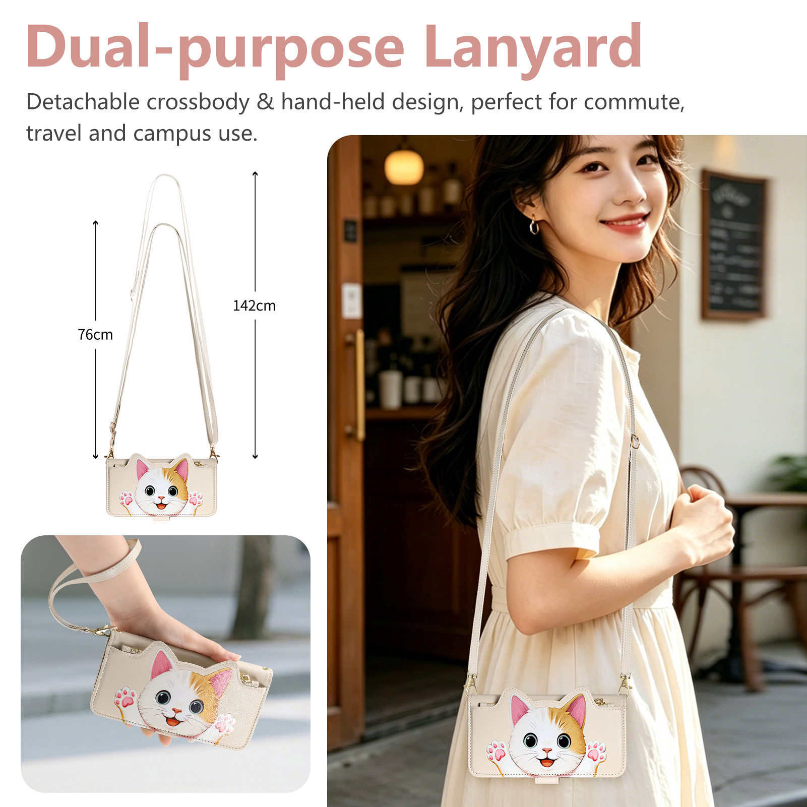 Crossbody Wrist Strap Cartoon  - Oppo Find X8 recension och pris