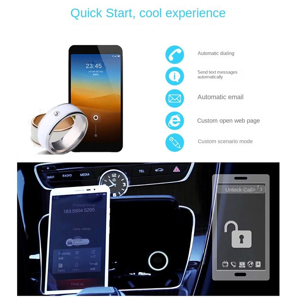Multifunctional NFC Smart Ring - Smart Ring Nfc Pay recension och pris