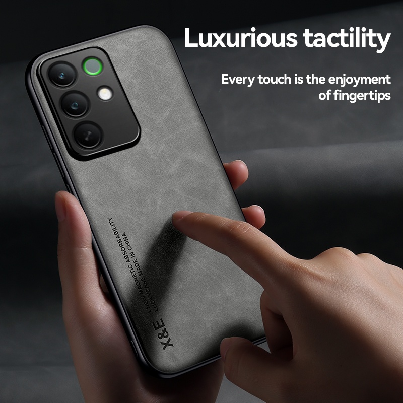 Luxury Leather Case For OPPO R - Realme C67 recension och pris