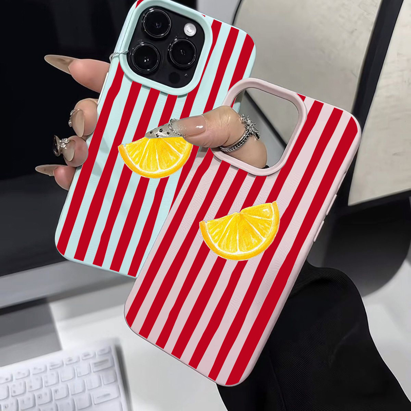 Fashion Lemon Pattern TPU Sili - Apple Iphone 15 Pro Max recension och pris