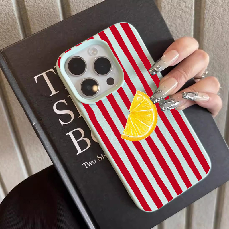 Fashion Lemon Pattern TPU Sili - Apple Iphone 15 Pro Max recension och pris