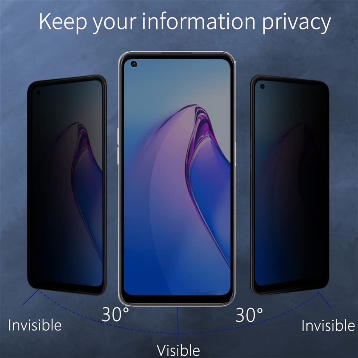 Anti Spy Screen Protector For  - Oppo A78 recension och pris