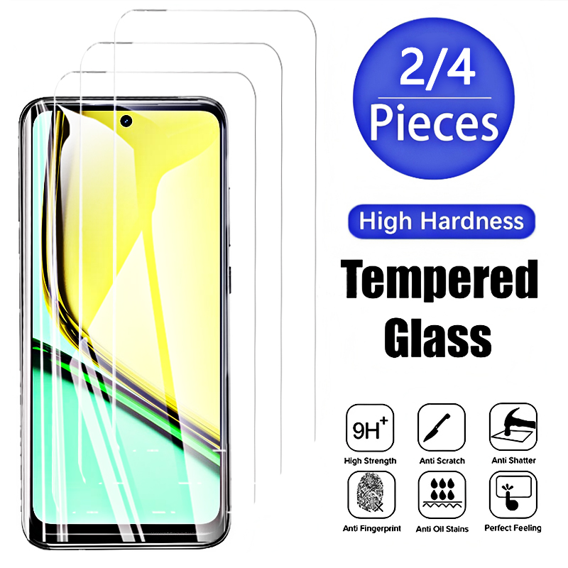 4PCS 2PCS Anti-Scratch Tempere - Realme C67 recension och pris