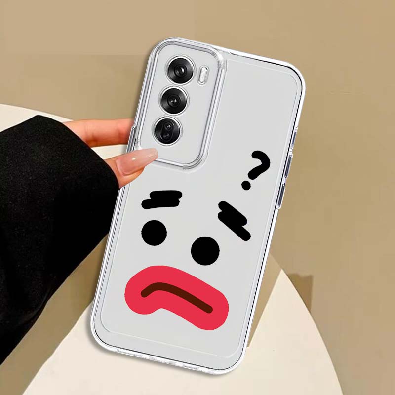 Cartoon cute emoji pattern Cas - Oppo A78 recension och pris