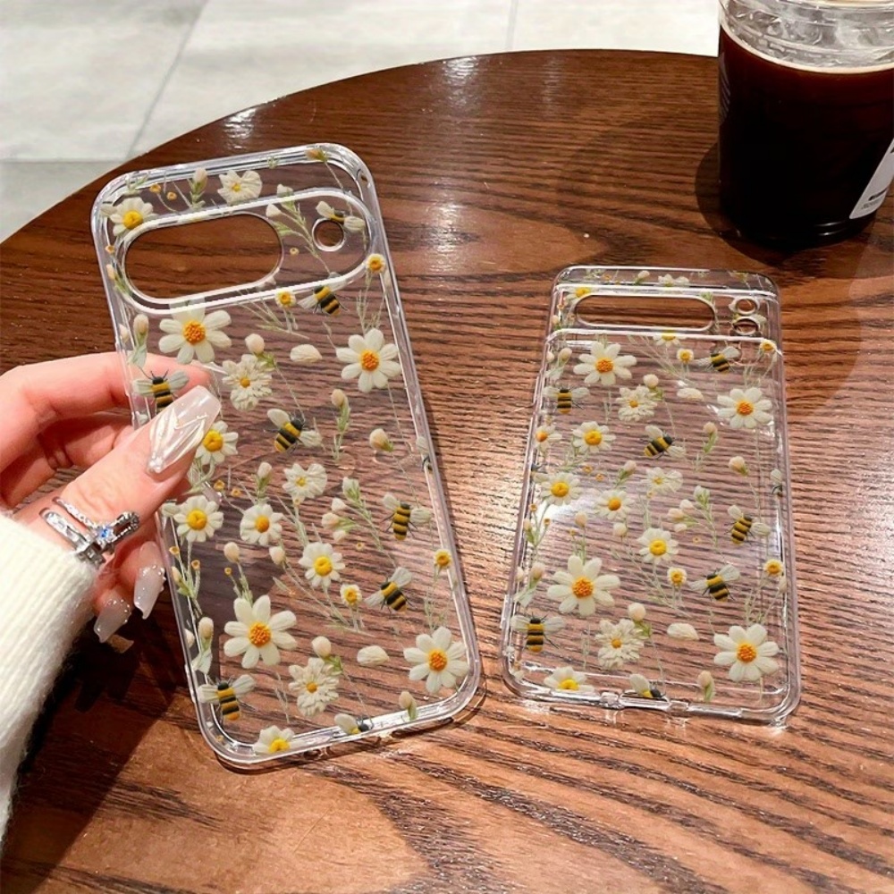Cute Honeybee Flower Pattern S - Google Pixel 9 Pro recension och pris