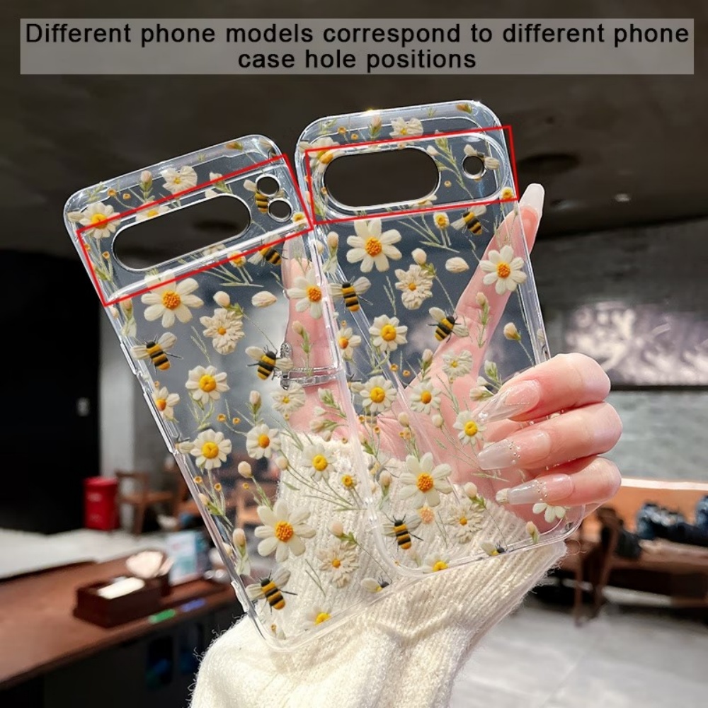 Cute Honeybee Flower Pattern S - Google Pixel 9 Pro recension och pris