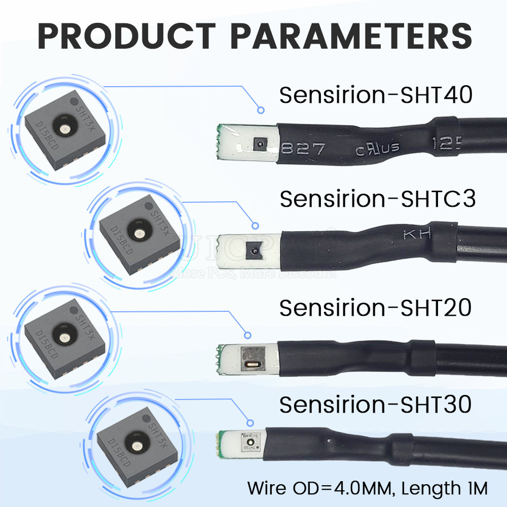 SHT40 SHT30 SHT20 SHTC3 Temper - Muscle Sensor Emg recension och pris