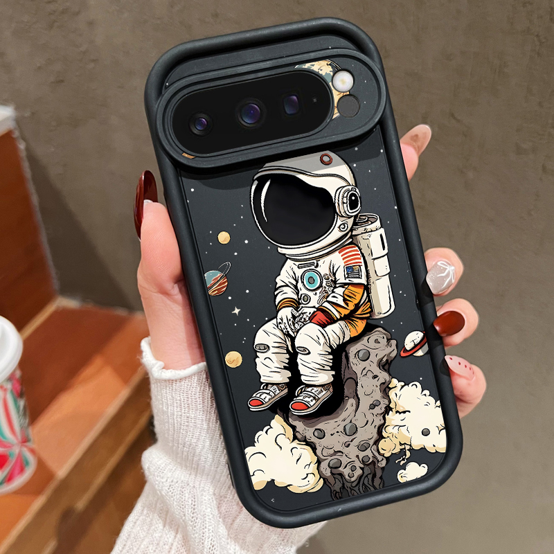 Cartoon Astronaut Print TPU Ph - Google Pixel 9 Pro recension och pris